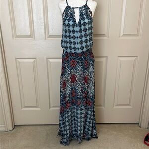 Tolani Silk boho maxi dress